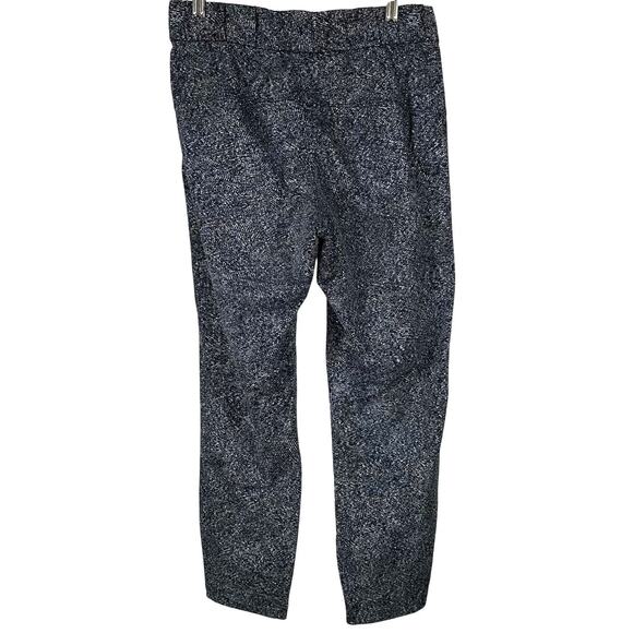 Lululemon On The Fly Pant Feathered Jacquard Black White / Black Women's 6 EUC - Picture 2 of 10